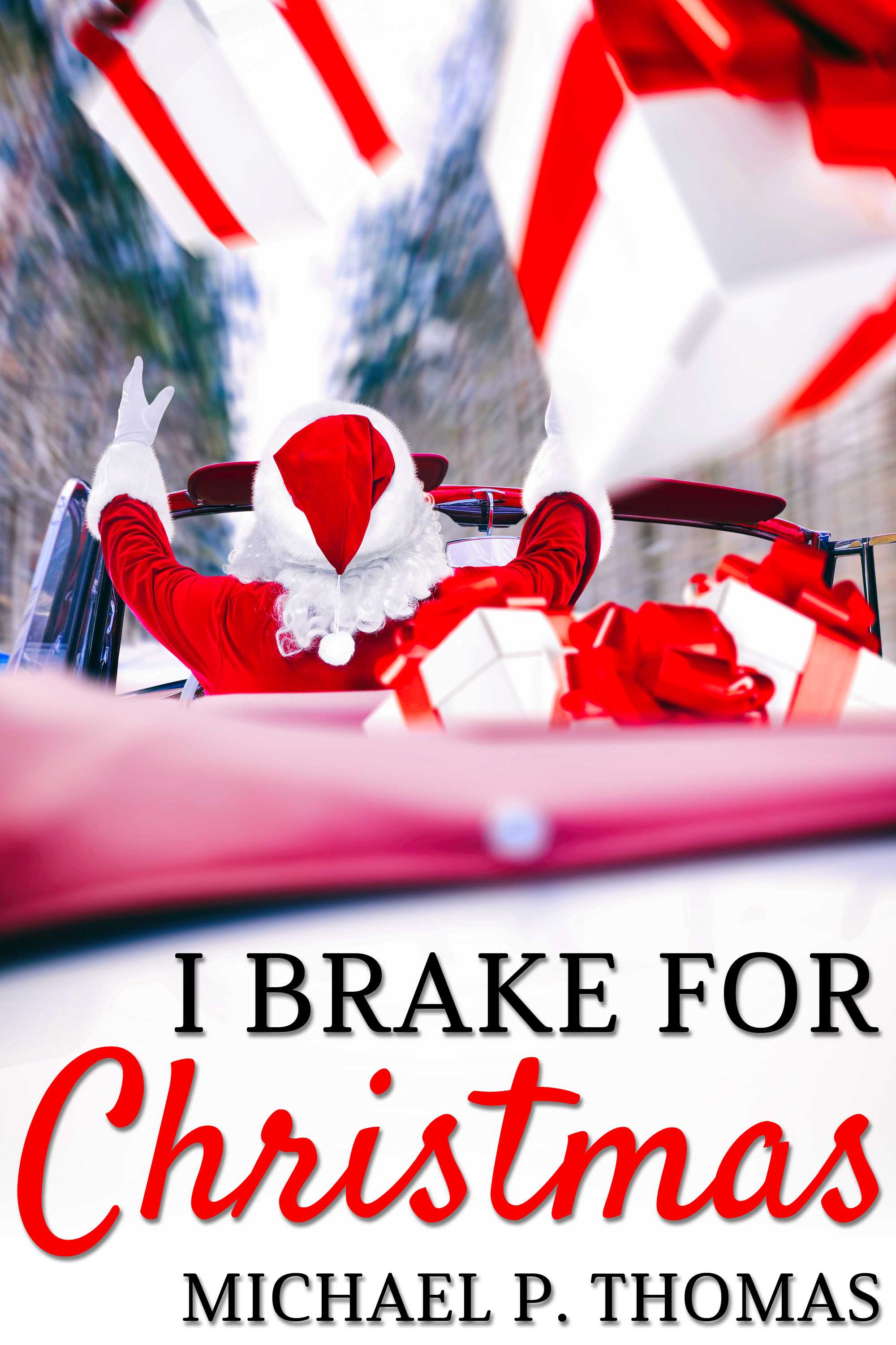 This image is the cover for the book I Brake for Christmas