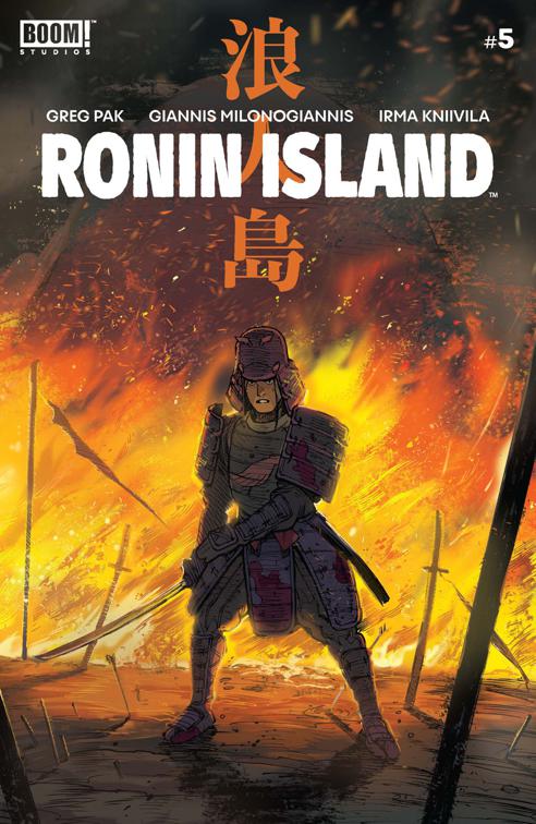 This image is the cover for the book Ronin Island #5, Ronin Island