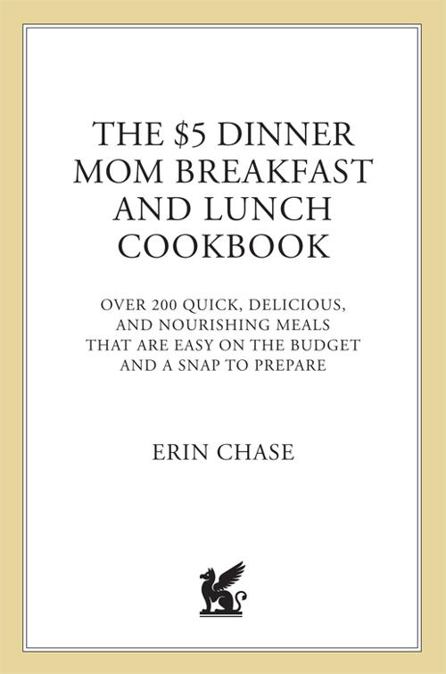 $5 Dinner Mom Breakfast and Lunch Cookbook