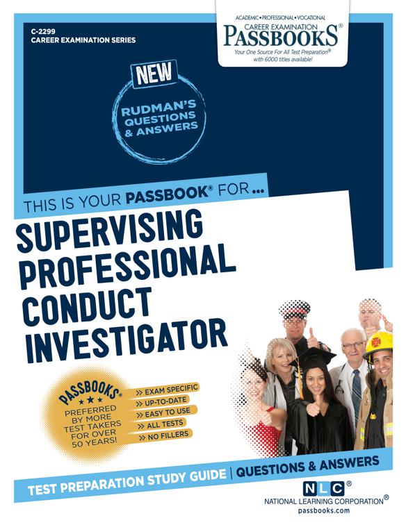 Supervising Professional Conduct Investigator, Career Examination Series