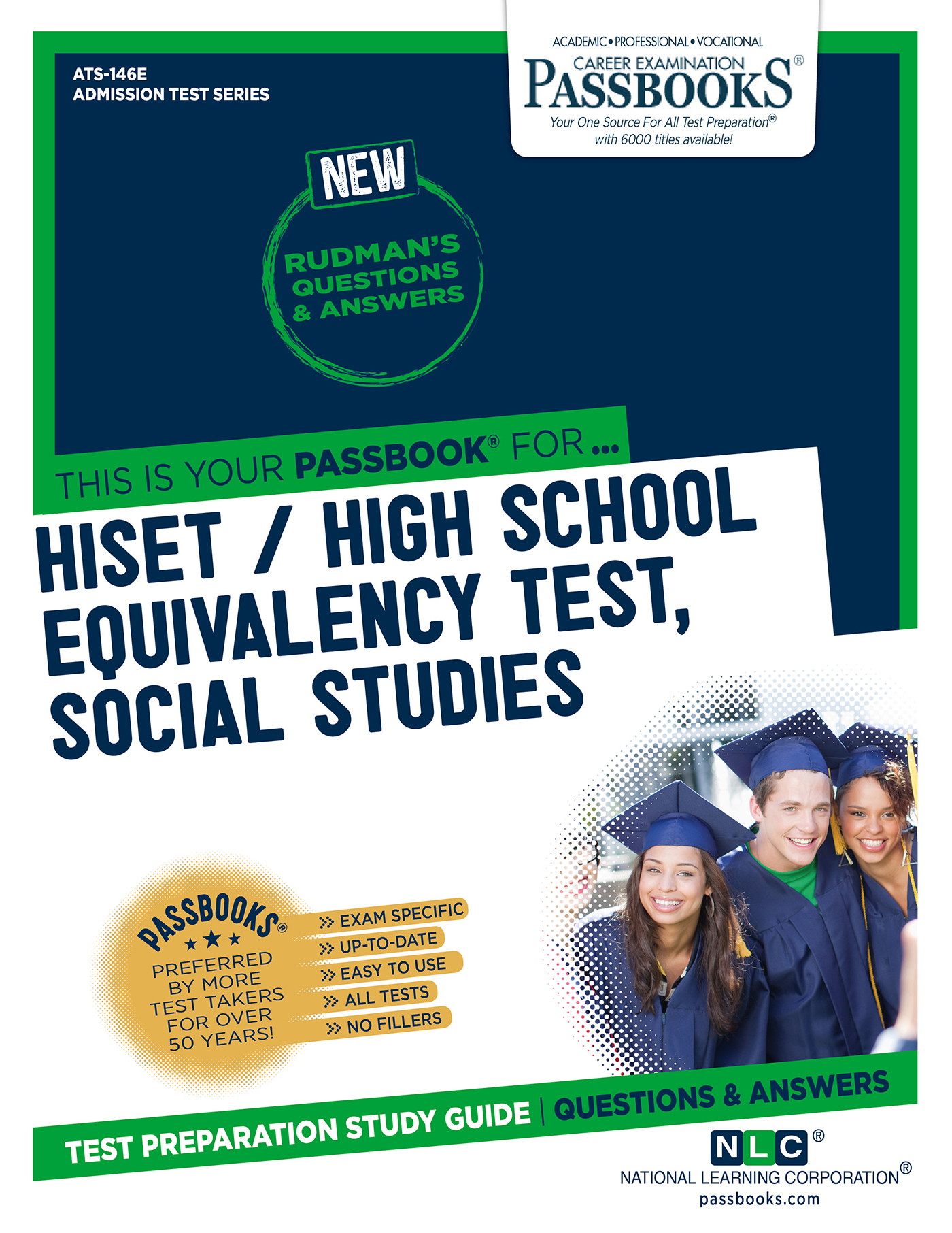 HiSET / High School Equivalency Test, Social Studies, Admission Test Series