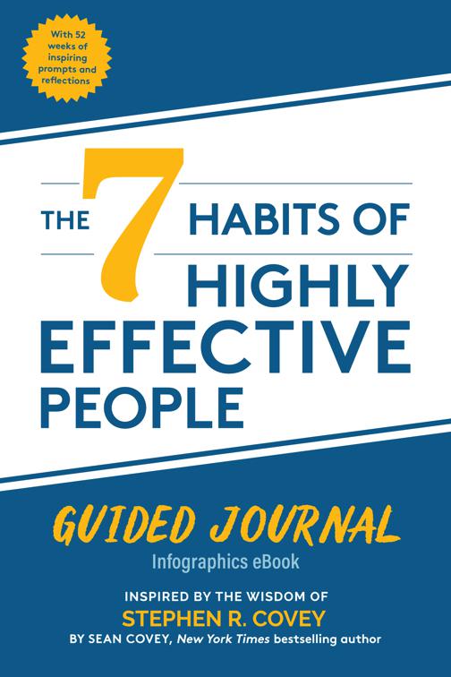 7 Habits of Highly Effective People: Guided Journal, Infographics eBook