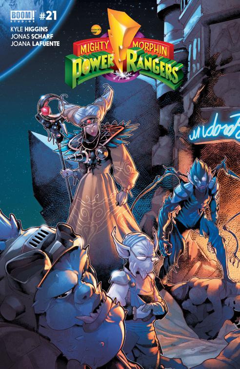 This image is the cover for the book Mighty Morphin Power Rangers #21, Mighty Morphin Power Rangers