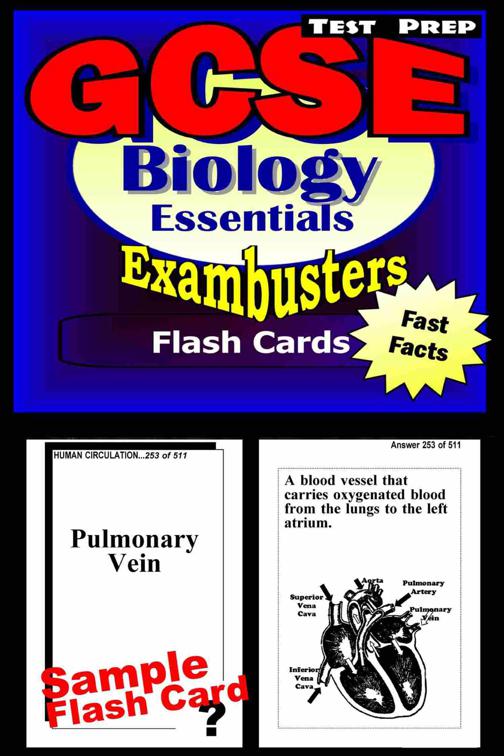 GCSE Biology Test Prep Review--Exambusters Flash Cards, Exambusters GCSE