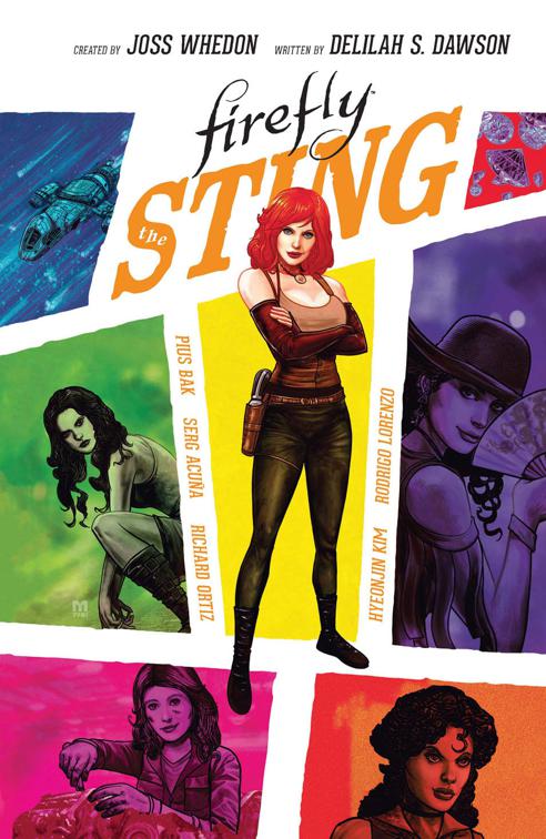 This image is the cover for the book Firefly: The Sting, Firefly