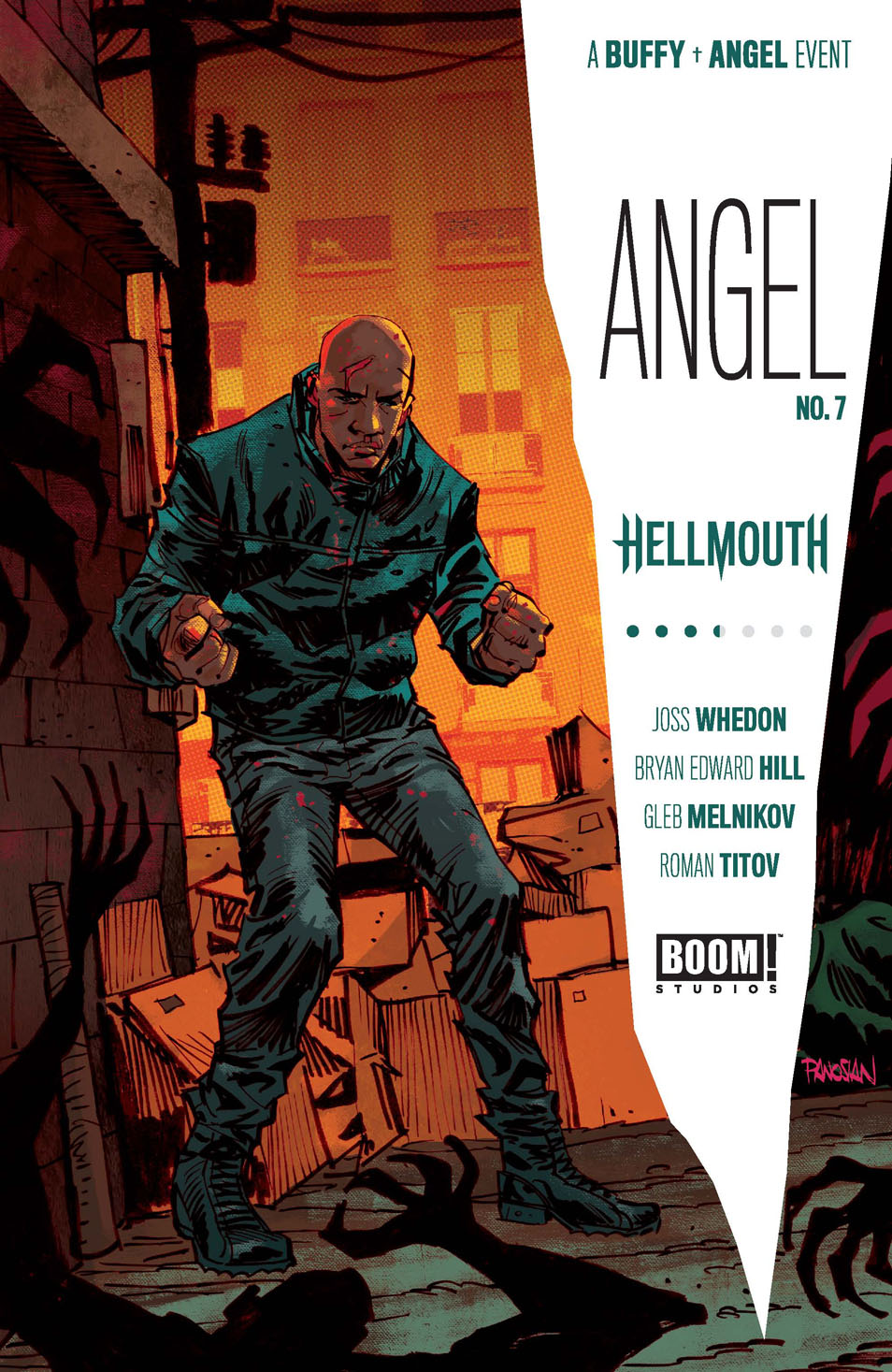 This image is the cover for the book Angel #7, Angel