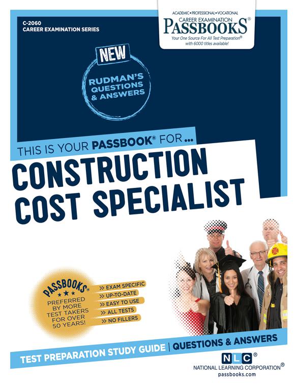 Construction Cost Specialist, Career Examination Series