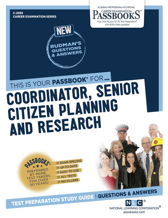 Coordinator, Senior Citizen Planning and Research, Career Examination Series