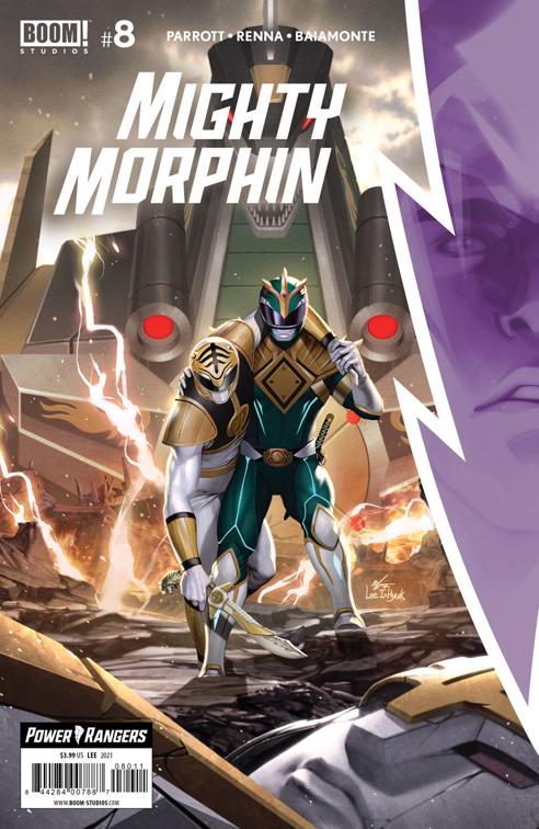 This image is the cover for the book Mighty Morphin #8, Mighty Morphin