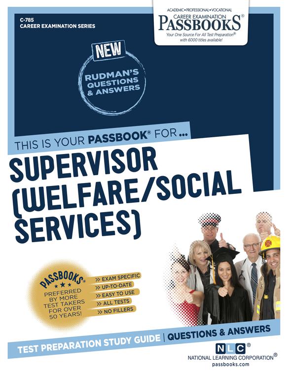 Supervisor (Welfare/Social Services), Career Examination Series