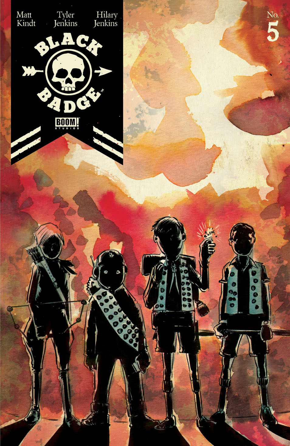 This image is the cover for the book Black Badge #5, Black Badge