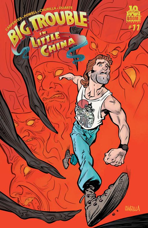 This image is the cover for the book Big Trouble in Little China #11, Big Trouble in Little China