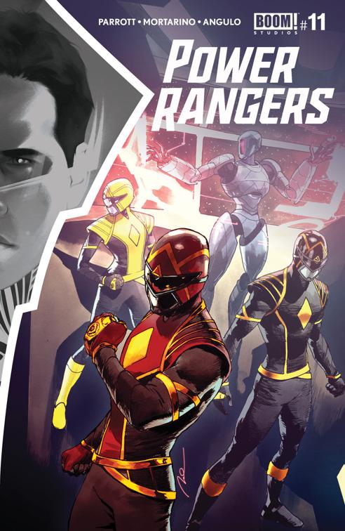 This image is the cover for the book Power Rangers #11, Power Rangers