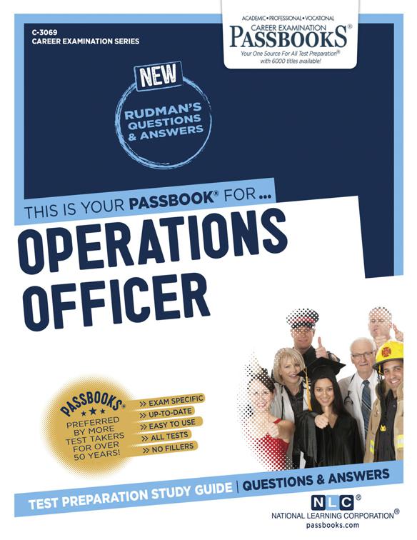 Operations Officer, Career Examination Series