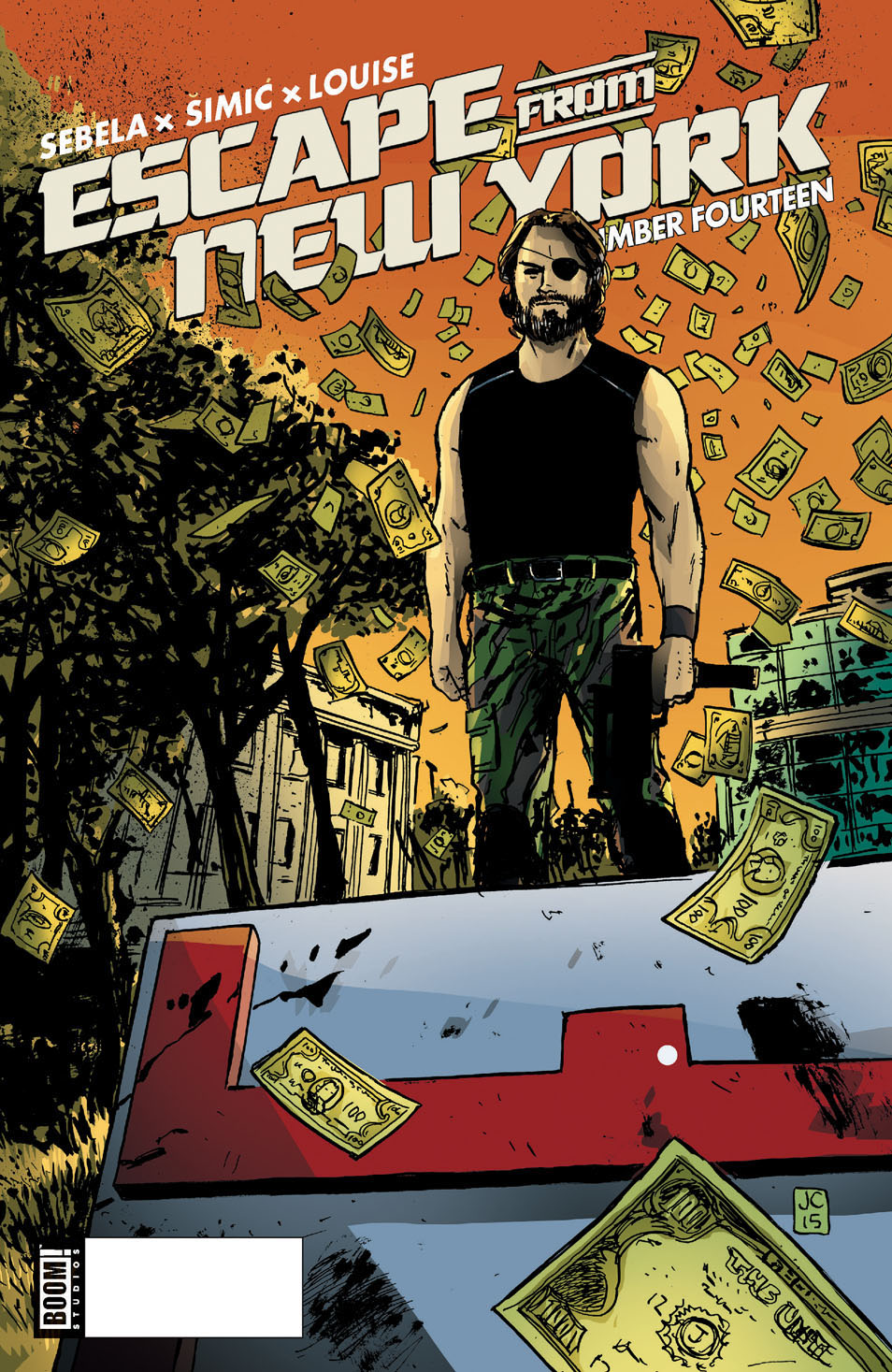 This image is the cover for the book Escape from New York #14, Escape from New York