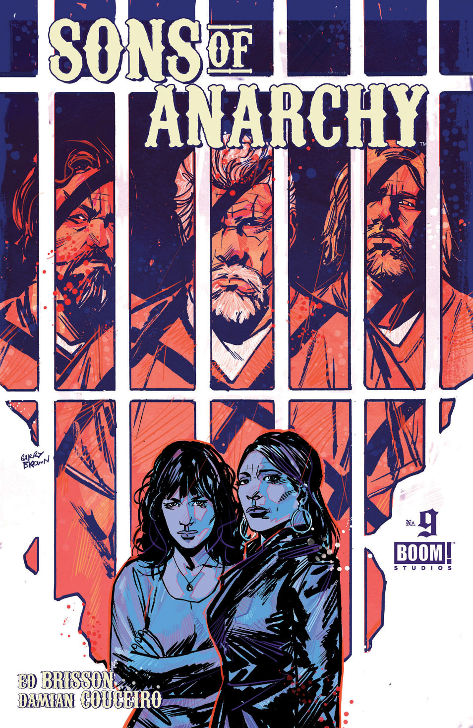 This image is the cover for the book Sons of Anarchy #9, Sons of Anarchy
