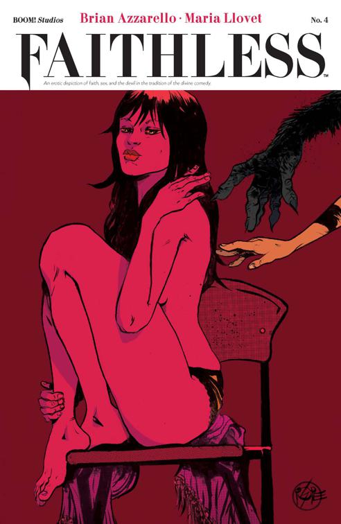This image is the cover for the book Faithless #4, Faithless