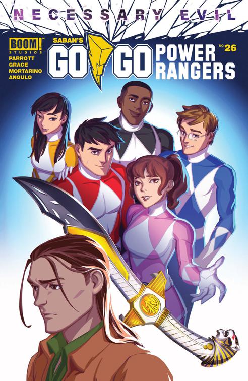 This image is the cover for the book Saban's Go Go Power Rangers #26, Saban's Go Go Power Rangers