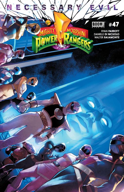 This image is the cover for the book Mighty Morphin Power Rangers #47, Mighty Morphin Power Rangers