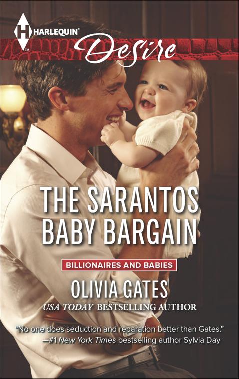 This image is the cover for the book Sarantos Baby Bargain, Billionaires and Babies