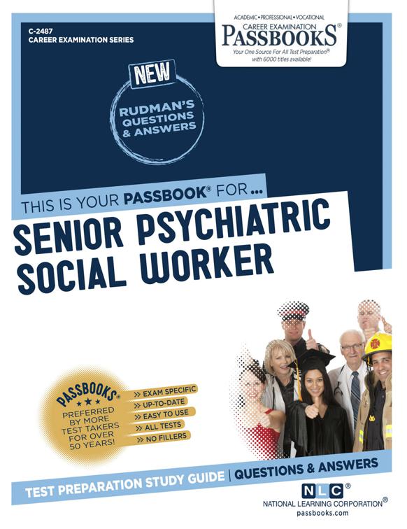 Senior Psychiatric Social Worker, Career Examination Series