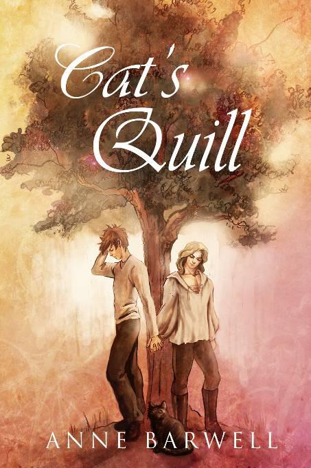 This image is the cover for the book Cat's Quill, Hidden Places