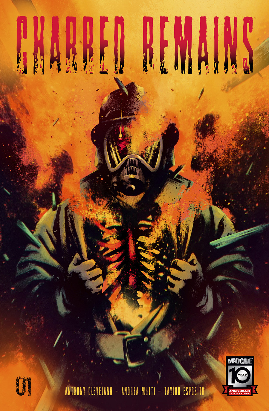 This image is the cover for the book Charred Remains #1, Charred Remains