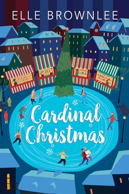 This image is the cover for the book Cardinal Christmas