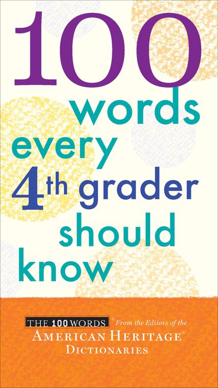 100 Words Every 4th Grader Should Know, 100 Words
