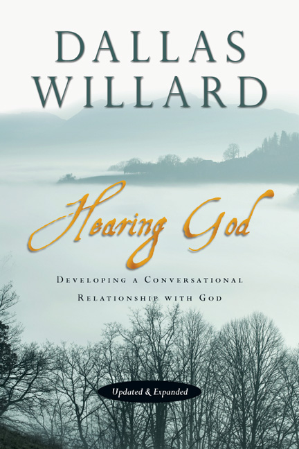 This image is the cover for the book Hearing God