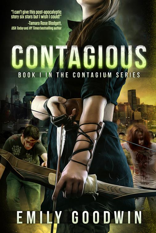 This image is the cover for the book Contagious, The Contagium Series