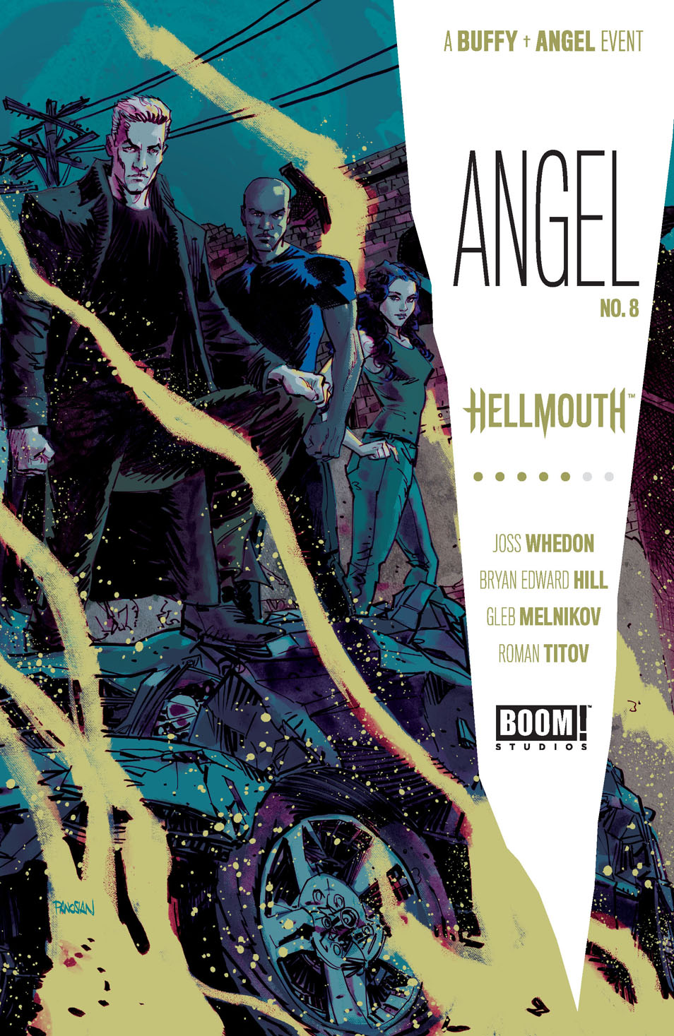 This image is the cover for the book Angel #8, Angel