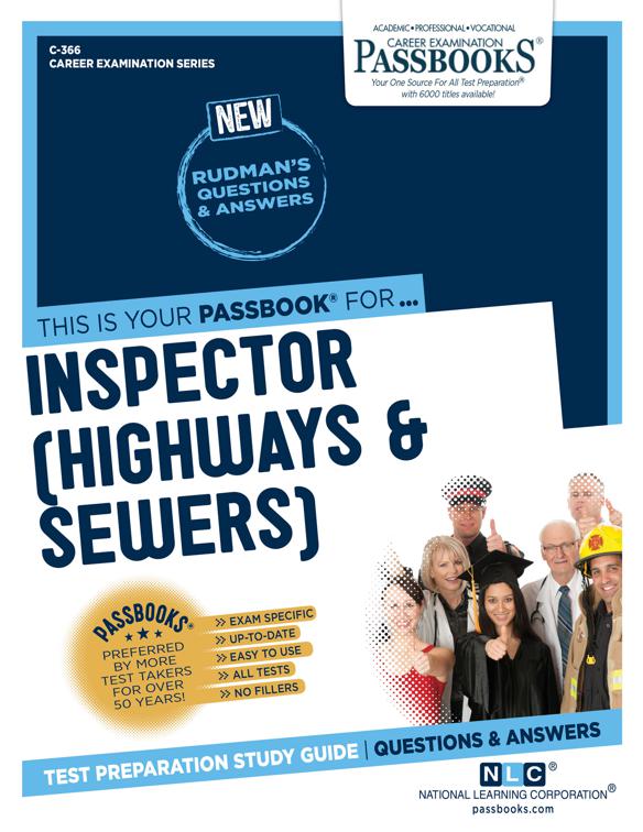 Inspector (Highways and Sewers), Career Examination Series