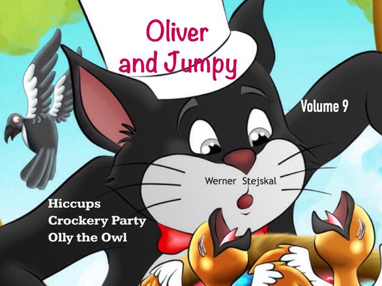 This image is the cover for the book Oliver and Jumpy, Volume 9, Oliver and Jumpy