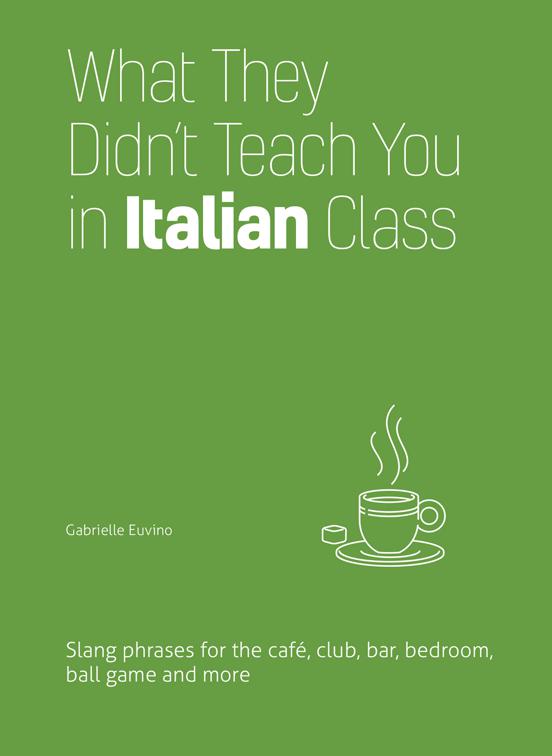 What They Didn&#x27;t Teach You in Italian Class, Dirty Everyday Slang