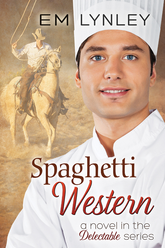 This image is the cover for the book Spaghetti Western, Delectable