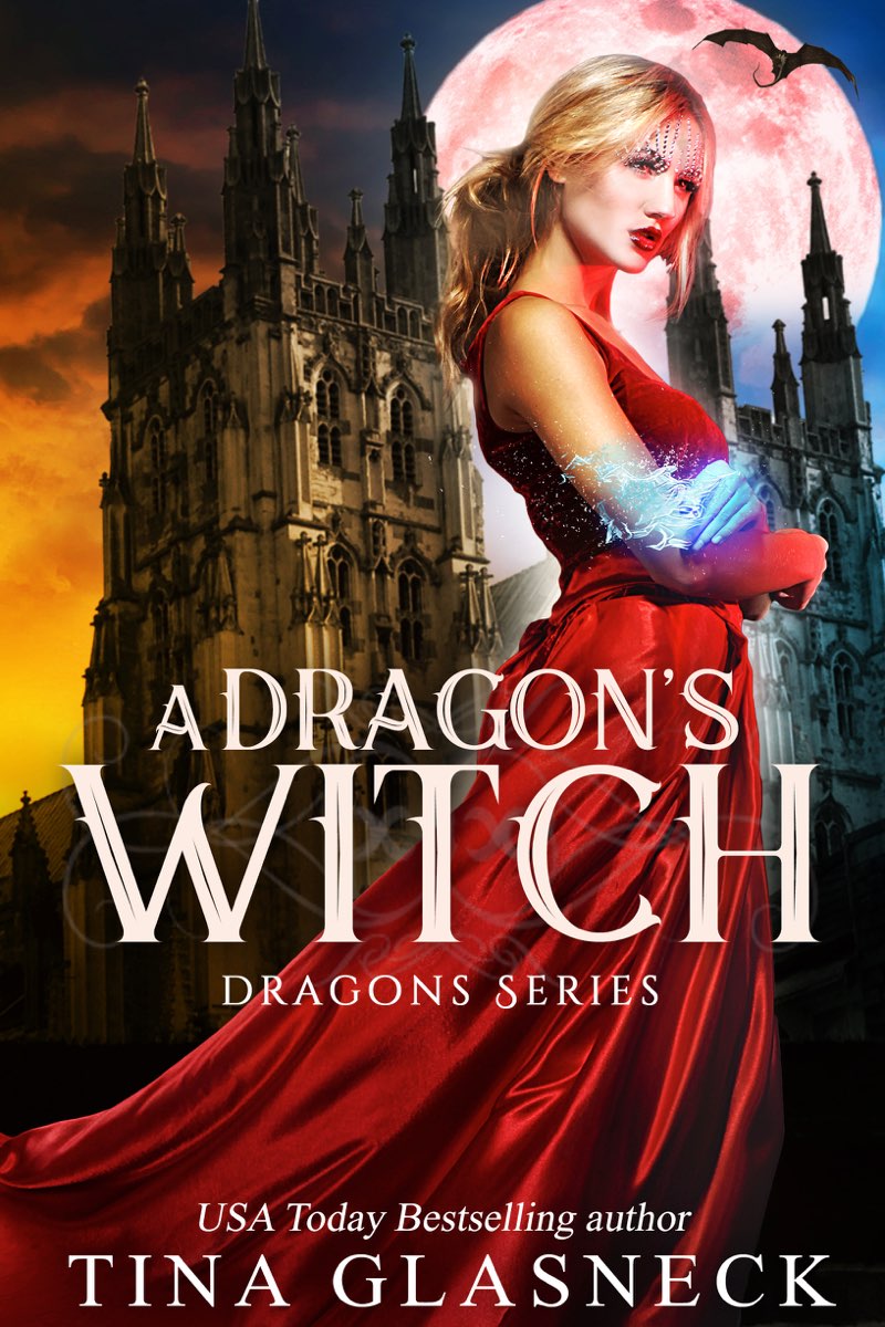 This image is the cover for the book A Dragon's Witch, The Dragons Series