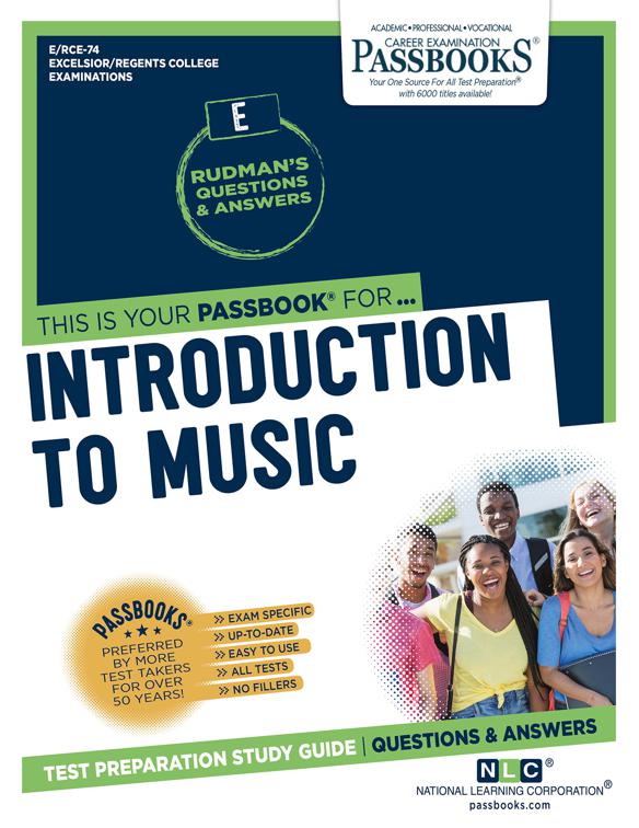This image is the cover for the book Introduction to Music, Excelsior/Regents College Examination Series