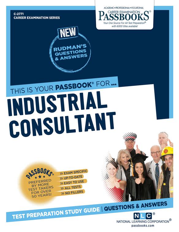 This image is the cover for the book Industrial Consultant, Career Examination Series