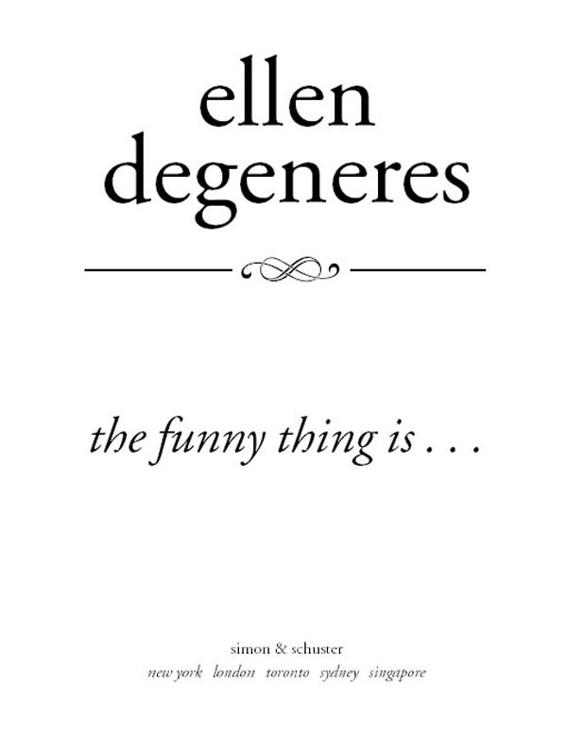 Funny Thing Is . . .