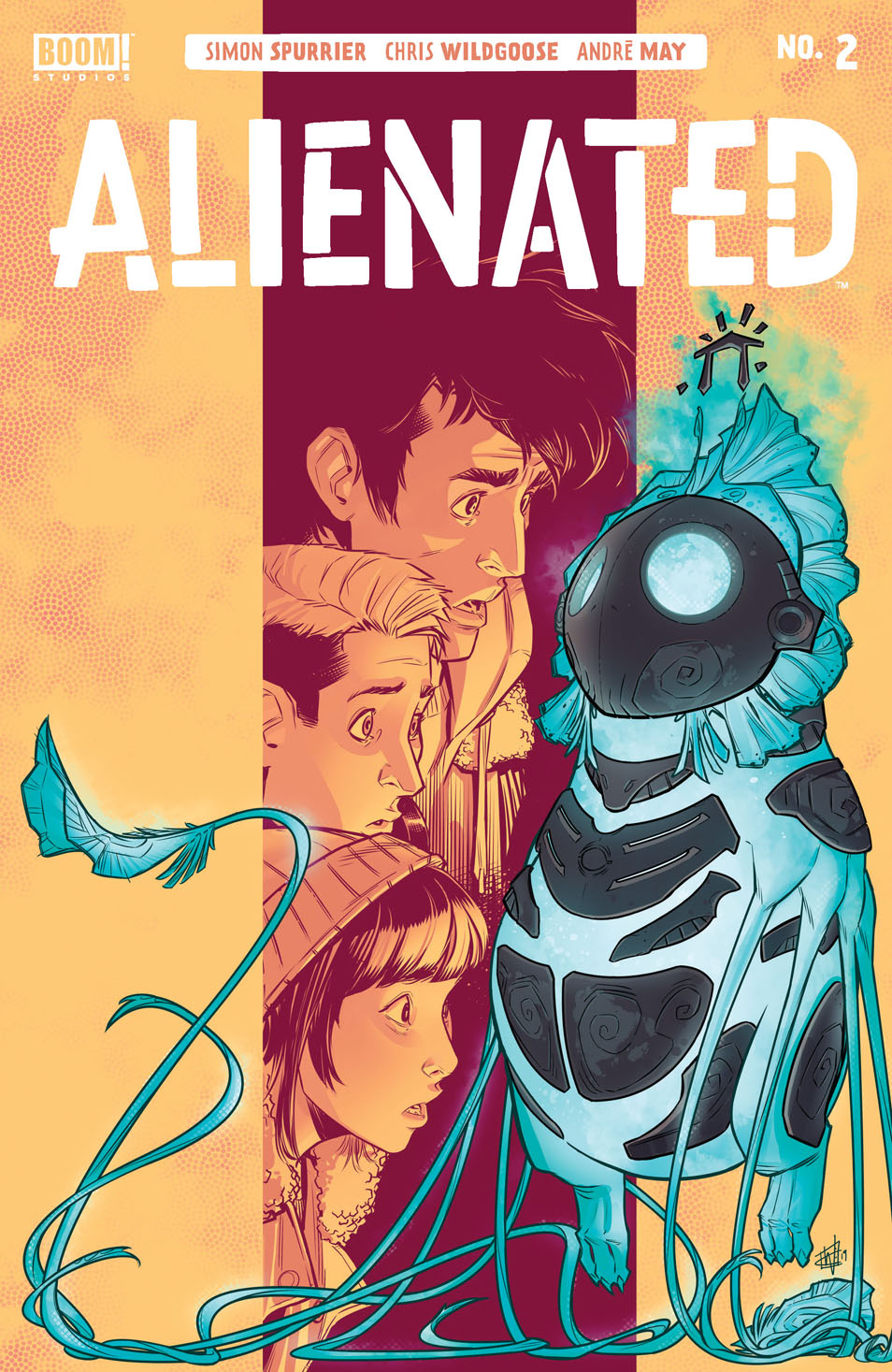 This image is the cover for the book Alienated #2, Alienated