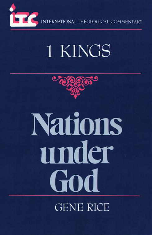 1 Kings, International Theological Commentary (ITC)