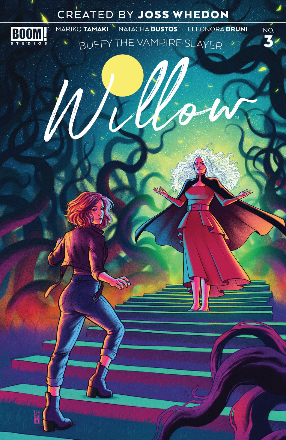 This image is the cover for the book Buffy the Vampire Slayer: Willow #3, Buffy the Vampire Slayer: Willow