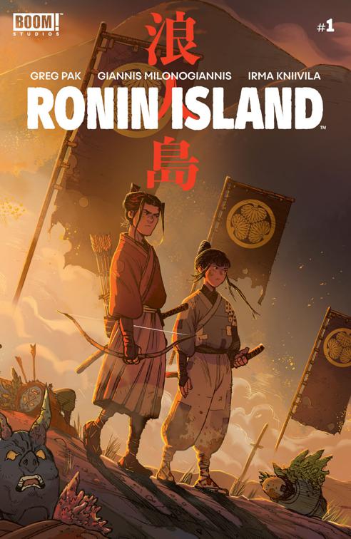 This image is the cover for the book Ronin Island #1, Ronin Island