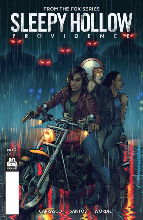 This image is the cover for the book Sleepy Hollow: Providence #2, Sleepy Hollow