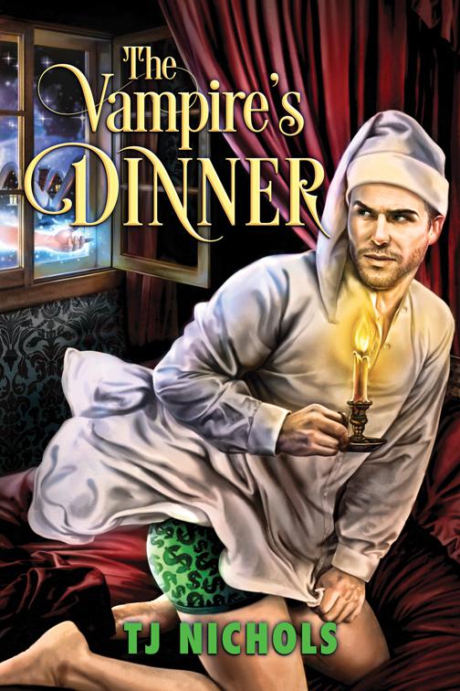 This image is the cover for the book The Vampire’s Dinner, 2016 Advent Calendar - Bah Humbug