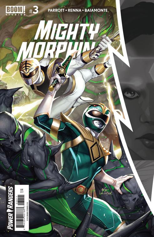 This image is the cover for the book Mighty Morphin #3, Mighty Morphin