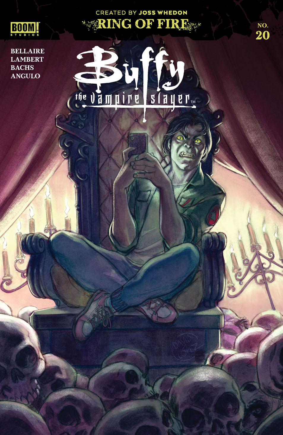 This image is the cover for the book Buffy the Vampire Slayer #20, Buffy the Vampire Slayer