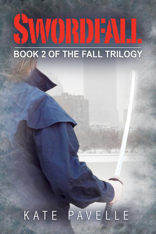 This image is the cover for the book Swordfall, The Fall Trilogy