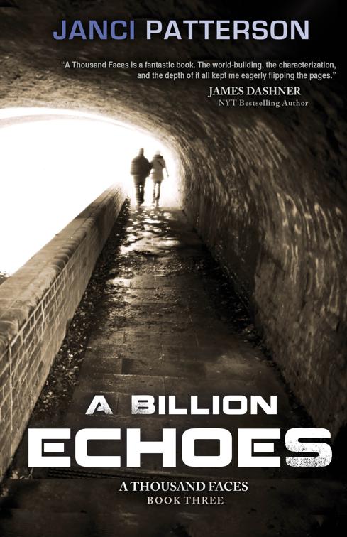 This image is the cover for the book A Billion Echoes, A Thousand Faces